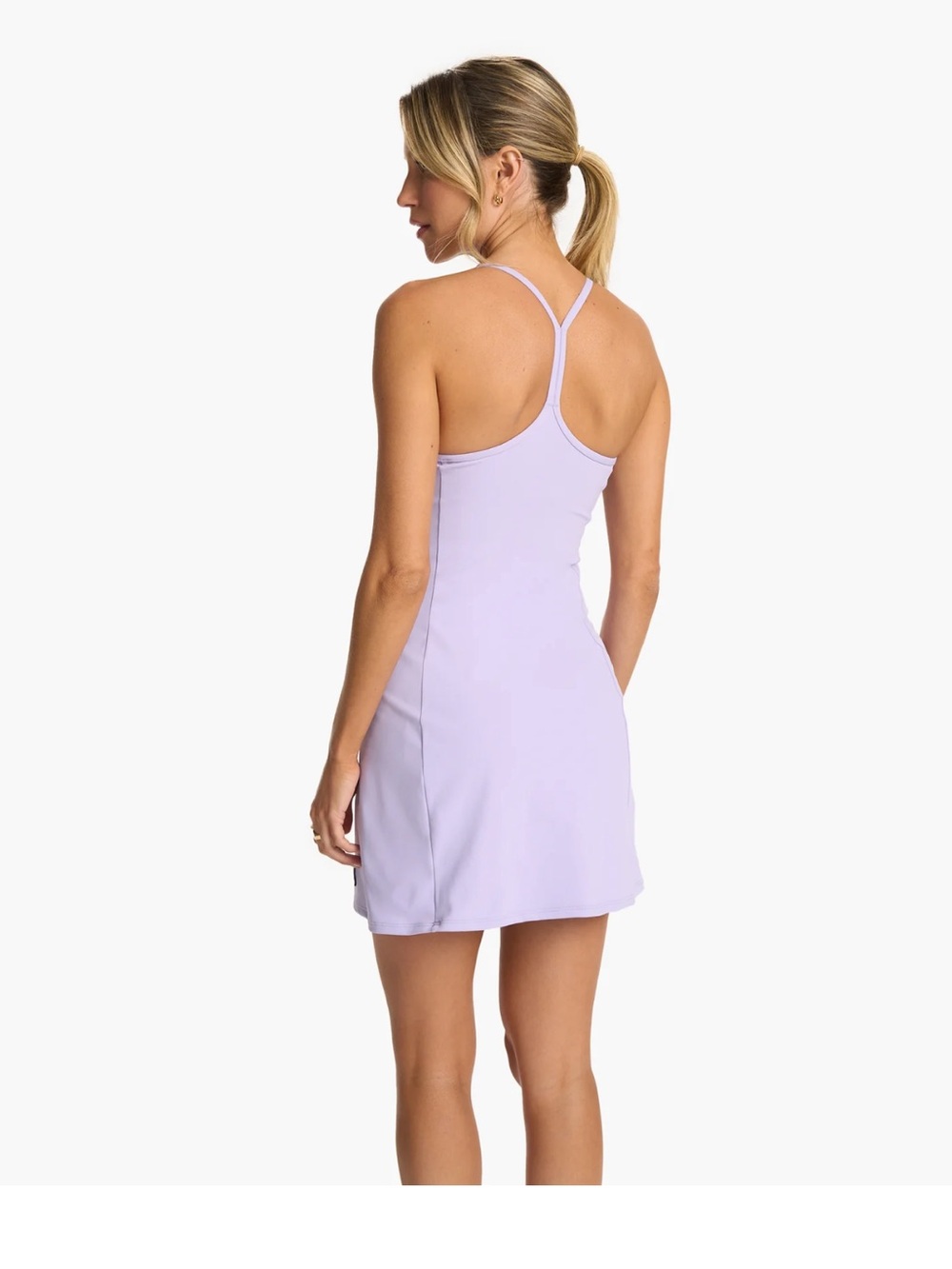 Vuori Lilac Active Dress with Strappy Back Size Large - Picture 3 of 8